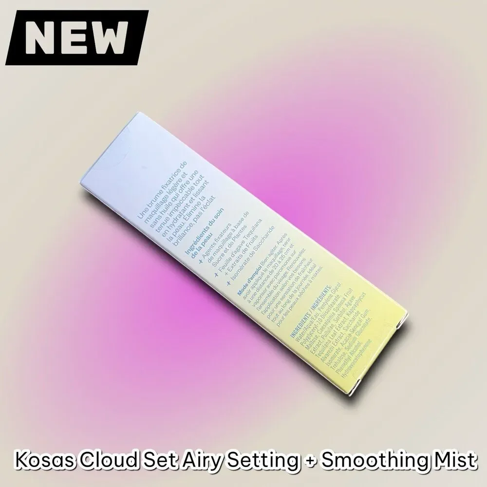 NEW NIB Kosas Cloud Set Airy Setting + Smoothing Mist 3.2 oz